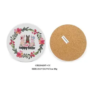 Factory Office Hotel Engraved Silicone Rubber Coffee Drink Beer Costers Round Colorful Cup Coaster With Custom Logo