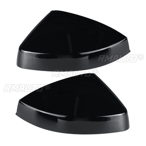 Paire de coques de rétroviseurs latéraux pour Audi A3 S3 8V RS3 2013 2014 2015 2016 2017 2018 2019 2020 Noir brillant carbone - Product Image 6