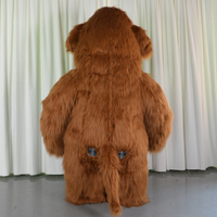 Costume de mascotte gonflable en peluche mammouth Fursuit Primigenius Promotion Halloween Cosplay