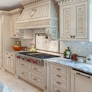 Özel DIY mutfak tasarım çin fabrika avrupa tarzı mutfak dolabı mobilya beyaz boyama bitmiş mutfak dolapları