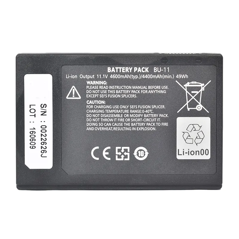 11.1V 4600mAh 리튬 이온 충전식 BU-11 BU-11S 리튬 이온 의료 융합 스플라이서 배터리 TYPE-81C T-55 배터리