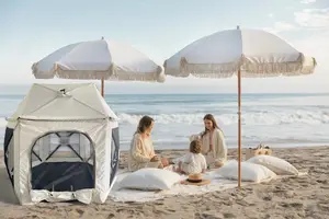 Kinder Outdoor UV-Schutz Leichter tragbarer Laufs tall Babybett Zelt Travel Play Yard Beach Dome Zelt