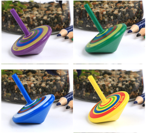 Hoye craft – mini <span class=keywords><strong>toupie</strong></span> en bois pour enfants, design <span class=keywords><strong>de</strong></span> <span class=keywords><strong>dessin</strong></span> <span class=keywords><strong>animé</strong></span>, prix bon marché - Product Image 3