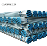 Tuyau en acier galvanisé sans soudure, tube en acier au carbone sans soudure galvanisé à chaud, norme ASTM pour l'alimentation en eau