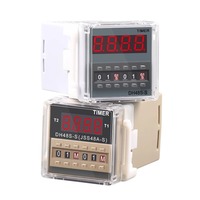 Relé Temporizador Programable Serie DH48S 220V CA, Controlador de Retardo de Tiempo con Pantalla Digital de Doble Configuración para Prevención de Daños en Equipos