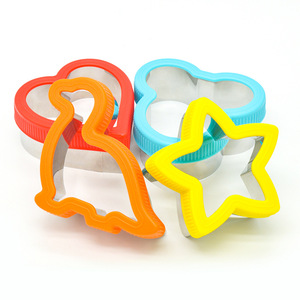 Molde para galletas <span class=keywords><strong>con</strong></span> diseño <span class=keywords><strong>de</strong></span> puntos, molde para pasteles, molde para cortar verduras, molde para cortar frutas, molde para sándwiches ZYX-089-1, bolsa <span class=keywords><strong>de</strong></span> PP - Product Image 3