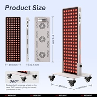 Ventes d'usine - Appareil de luminothérapie rouge pour le corps entier, personnalisé pour les spas et salons de beauté, écran tactile en aluminium, panneau lumineux LED