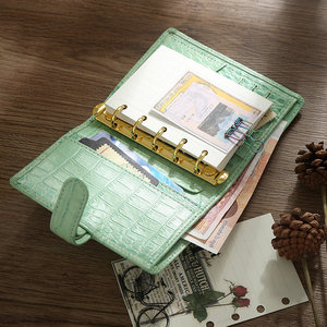 Carpeta Personalizada con Grabado de Cocodrilo, A8 M5, 5 Anillas, Mini Carpeta de Cuero PU, Libreta, Agenda, Planificador, Carpeta para Ahorrar Dinero - Product Image 2