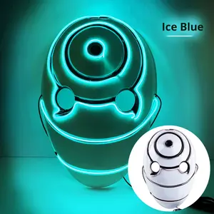 El Cold Light Halloween LED Masque Fantôme Lumineux Personnalisé Ninja <span class=keywords><strong>Obito</strong></span> Afei pour Festival Masquerade Party - Product Image 4