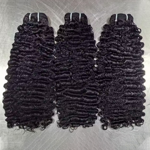 Commercio all'ingrosso di capelli umani crudi vietnamiti e neri naturali di nuovo Design BC riccio 16 18 20 22 24 pollici in magazzino pronto per la spedizione - Product Image 1