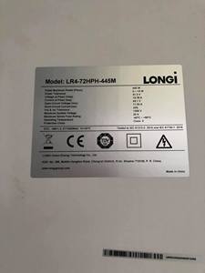 Panel Solar Longi de 450w, Tier 1, Perc Half Mono, Precio Económico, Módulo Fotovoltaico para Sistema de Baterías Solares de 3 Kwa - Product Image 4