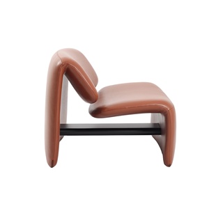 <span class=keywords><strong>Fauteuil</strong></span> d'appoint moderne en cuir PU, <span class=keywords><strong>fauteuil</strong></span> simple rembourré <span class=keywords><strong>pour</strong></span> salon, chambre à coucher, hôtel - Product Image 3
