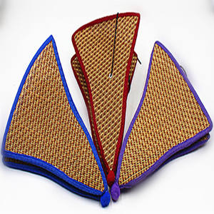 Sombrero de sol puntiagudo estilo coreano Fulishu, talla única, tela de papiro, protección UV para exteriores, ala ancha para mujer - Product Image 5