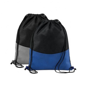 Sac à dos unisexe en polyester avec logo personnalisé, doublure en maille rouge et marine, sac de sport portable, capacité inférieure à 23 litres, poignée en corde - Product Image 4