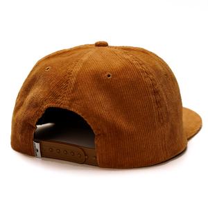 Casquettes Snapback en velours côtelé originales, personnalisées, 5 panneaux, non structurées, logo brodé, casquettes d'extérieur - Product Image 3