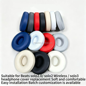 Coussinets d'oreille universels de remplacement pour <span class=keywords><strong>Beats</strong></span> <span class=keywords><strong>Solo</strong></span> 2.0, coussinets pour écouteurs <span class=keywords><strong>Beats</strong></span> <span class=keywords><strong>Solo</strong></span> <span class=keywords><strong>3</strong></span>, casque sans fil - Product Image 6