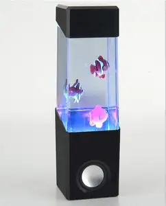 发光二极管变色鱼台灯水族箱蓝牙扬声器鱼灯水族箱
