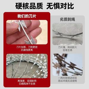 Alambre de Púas Mori de 2.8mm, Rollo de 10m, Galvanizado, Antirrobo, para Cercas de Seguridad - Product Image 3