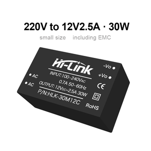 HILINK 220v/110v <span class=keywords><strong>acdc</strong></span> 12v 3a circuito HiLink 30 w12v modulo convertitore di potenza HLK-30M12C 30 w12v modulo convertitore di potenza 220v/110v ac - Product Image 5
