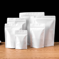 Sac d'emballage alimentaire en papier kraft pour fenêtre blanche, graines de Melon, noix, thé
