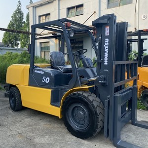 Montacargas TCM Fd50 Usado de Japón, Montacargas Komatsu TCM Usado de 5 Toneladas Diésel, Montacargas de Alta Calidad en Venta en Shanghái - Product Image 4