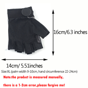 Gants néon lueur LED de haute qualité 6 couleurs au choix mitaines de Performance de danse moderne pour Rave Disco Bar-pour accessoire de noël - Product Image 4