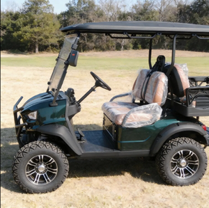 China Factory GO 4-Seater Electric Golf Cart OEM Stainless Steel Lithium Battery 24km/h 300kg Max Load 36 Holes <b>Range</b> - Product Image 6