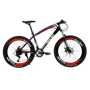 Carbon Staal Voorwielophanging Mountainbike Powercreating Merk Mountain Fiets 26 Inch 21 Speed Dubbele Schijfrem