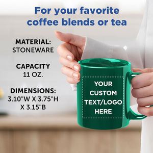 Mug à café personnalisé avec photo, texte et logo, mugs en céramique, tasse à thé personnalisée |   Idée cadeau unique - Product Image 4