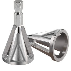 Herramienta de biselado de tres cuchillas con vástago hexagonal de acero con alto contenido de carbono para recortar y desbarbar bordes de piezas metálicas - Product Image 5