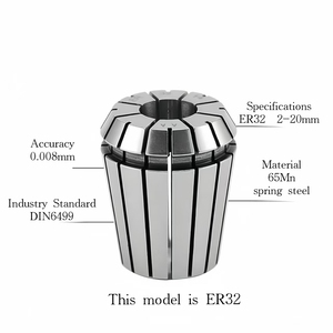 Collet Shank Lurus Er16 Er20 Er32 untuk Chuck <span class=keywords><strong>Holder</strong></span> untuk Mesin Bubut CNC Milling, Aksesoris Peralatan Mesin - Product Image 5