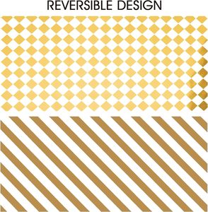Gift wrapping <b>paper</b> golden plaid <b>pattern</b> suitable for Valentine's Day and weddings double sided printing customizable - Product Image 2