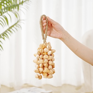 Popular Natural Nut Shell Wind <b>Chime</b> <b>Bells</b> Home Decor Hanging Ornament Healing Instrument for Yoga Meditation - Product Image 2