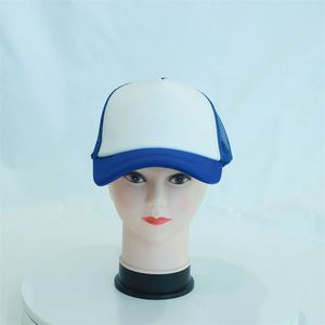 Gorra de malla de espuma de 5 paneles en oferta, con múltiples opciones de color, promocional, lisa, en blanco, al por mayor para ciclismo y playa - Product Image 1