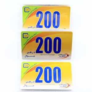 Service d'impression de carte de <span class=keywords><strong>recharge</strong></span> de <span class=keywords><strong>téléphone</strong></span> anti-contrefaçon Premium Telecom Logo de conception personnalisée - Product Image 5