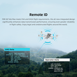 Fimi X8 Tele Max Combo AI Siêu Night View Mini 4K Drone Máy Ảnh Kép Với GPS Và 3 Trục Con Quay Mới Bắt Đầu Drone - Product Image 5