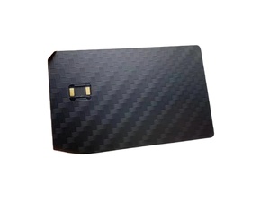 Tốt nhất bán Dual giao diện không tiếp xú<span class=keywords><strong>c</strong></span> thanh toán kim loại thẻ tín dụng kim loại màu đen ngân hàng thẻ tín dụng với NFC thanh toán và khe <span class=keywords><strong>c</strong></span>ắm chip - Product Image 5