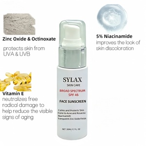 Protector Solar Facial SPF46 50mL, Crema Hidratante con Fórmula <span class=keywords><strong>de</strong></span> Óxido <span class=keywords><strong>de</strong></span> <span class=keywords><strong>Zinc</strong></span> para Todo Tipo <span class=keywords><strong>de</strong></span> Piel - Product Image 6