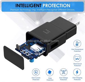 <b>USB</b> Charger Kit for Samsung S10 S8 <b>USB</b> Travel Fast <b>Charging</b> EU US Plug 2A Quick Charger <b>Type</b> <b>c</b> <b>Cable</b> Set Phone <b>Charging</b> Block - Product Image 5