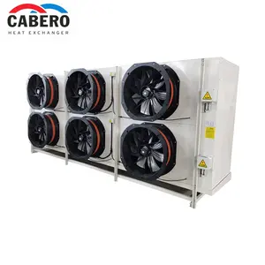 Nuevo diseño Unidad de ventilador de cámara fría Enfriador de aire de amoníaco Evaporador para sala de congelador