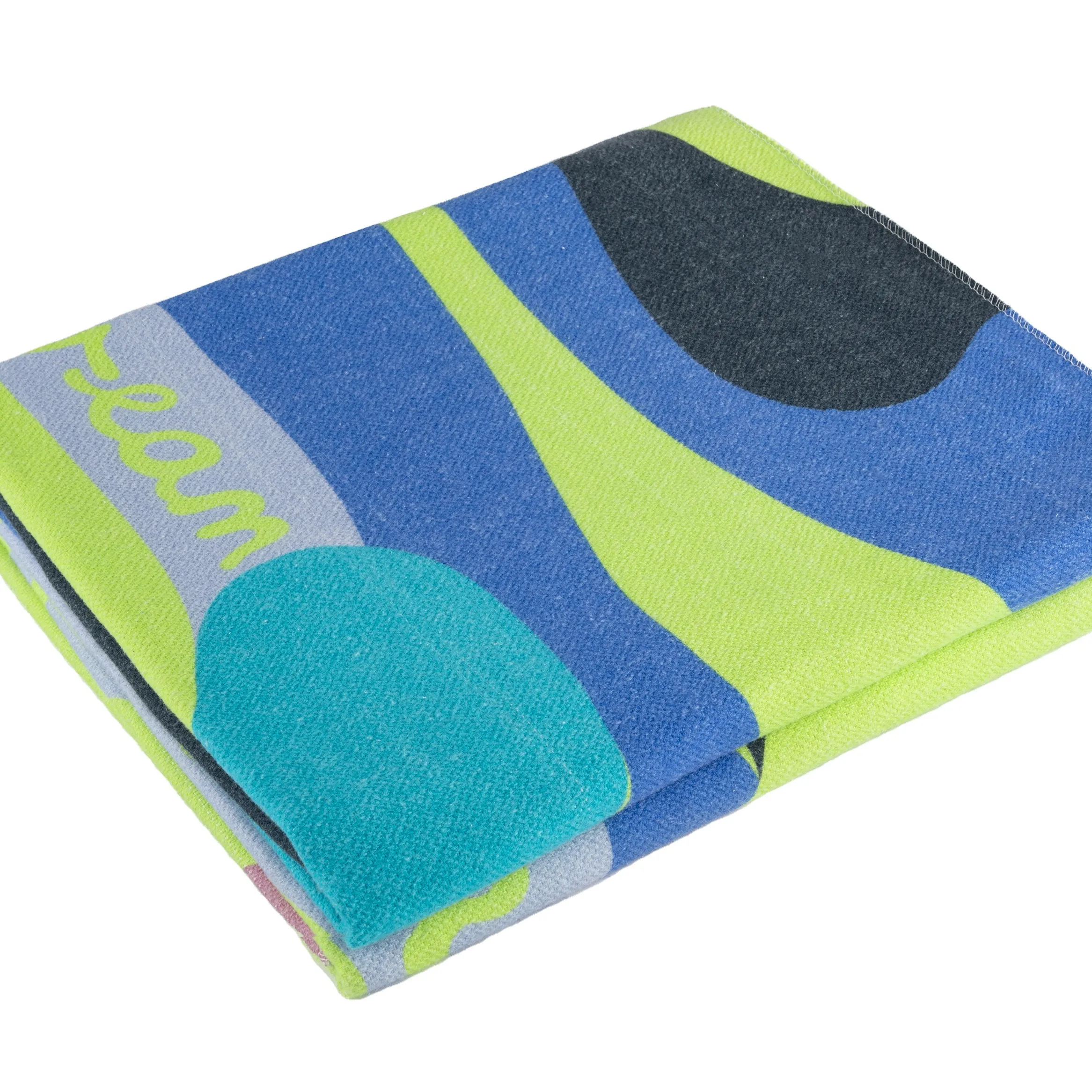 Tapis de plage en laine imperméable, couverture de pique-nique en plein air personnalisée, tapis en coton tissé pour voyage