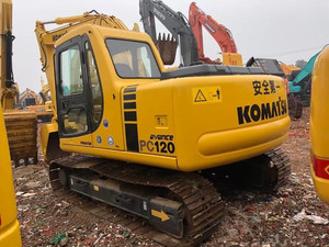 Excavatrice sur chenilles d'occasion KOMATSU PC 120 d'origine, engin de construction de seconde main - Product Image 2