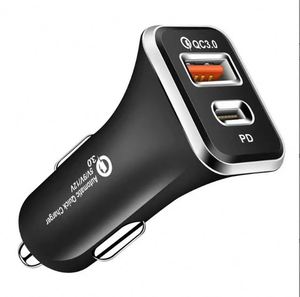 Nuevo Cargador Rápido para Auto de 38W PD+QC3.0, Adaptador de Corriente USB Tipo-C de Alta Potencia para Teléfonos Móviles - Product Image 1