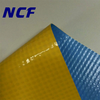 Rouleau de bâche en PVC laminé, imperméable, haute résistance, tissu de bâche enduit de polyester 1000D pour tente de camion, couverture extérieure