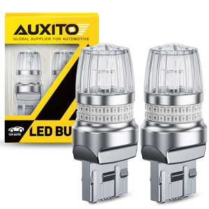 หลอดไฟ LED AUXITO 7443 พร้อมตัวต้านทานในตัว 7440 2000K 12V 24V สีขาว สว่างพิเศษ สำหรับไฟเลี้ยว - Product Image 1
