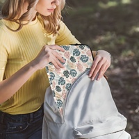 Sacs de transport matelassés imperméables pour ordinateur portable avec fermeture éclair, style hawaïen, prix de gros, logo personnalisé