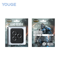 Film de Protection d'Objectif pour Caméra Compatible iPhone 13 14 15 16 17 Pro Max et Téléphones Samsung Galaxy Anti-Rayures HD Transparent