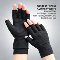 Gants de compression en spandex tendance pour femmes et hommes - Idéaux pour l'entraînement en salle de sport, soulagement des douleurs au poignet, soutien de l'arthrite, musculation et levée de poids