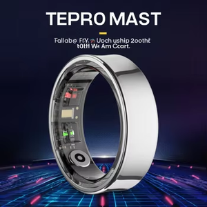 Jam pintar kesehatan, Android pelacak kebugaran detak jantung Monitor oksigen darah 5ATM tahan air baja Alarm jam pelacakan tidur IP68 - Product Image 4