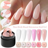 Gel dur pour la construction des ongles français MTSSII Jelly Pink, 8 ml, non collant, gel d'extension solide pour les mains, vernis à ongles